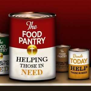 food pantry drive christian canned church clothing sos soup valparaiso bank good slogans flyer indiana catchy foodpantries information charity lions