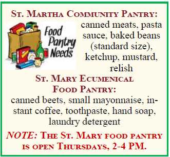 St Mary's Ecumenical Food Pantry - Wells