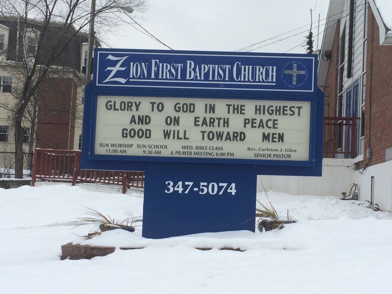 Zion First Baptist Church Food Pantry