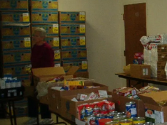Food Pantry/Box distribution at Charlestown Rd. Southern Baptist Church