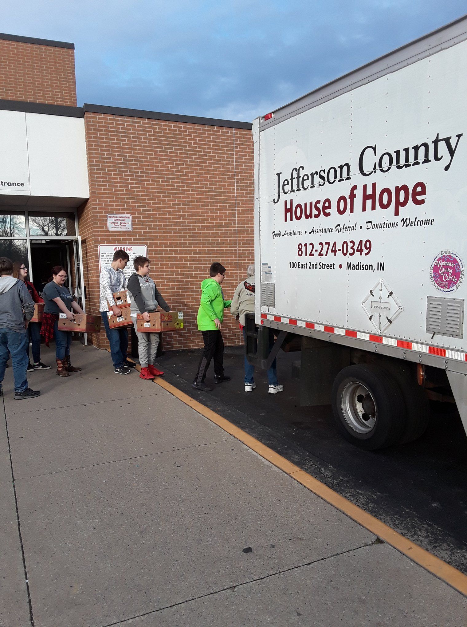 The Jefferson County House of Hope Food Pantry