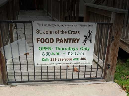 St. John of the Cross Catholic Church - Food Pantry