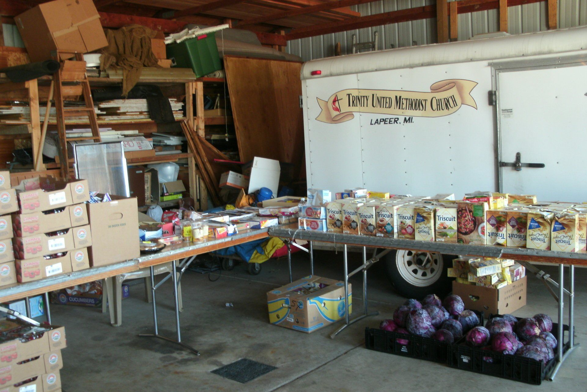 Food Pantry at The Good Samaritans of Eastern Michigan Building 