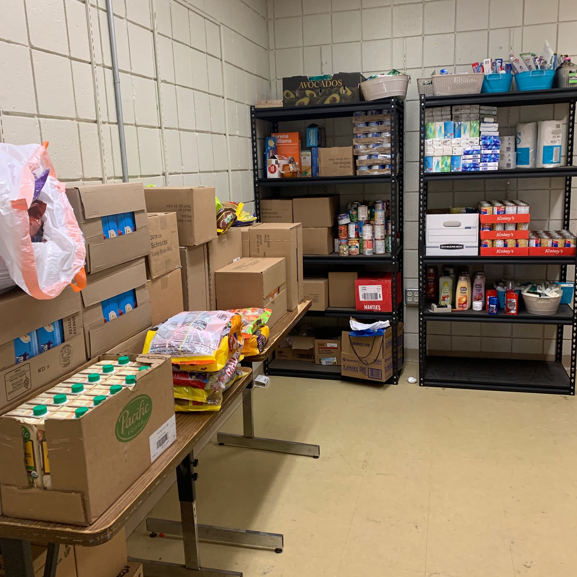 The Youth and Family Center Food Pantry