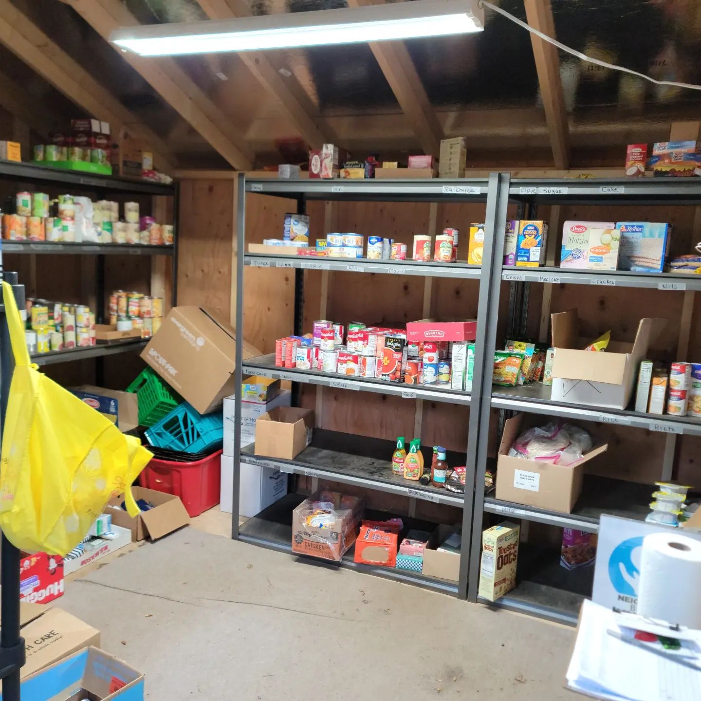 Neighbors Being Human at St Andrew's Episcopal Church Food Pantry