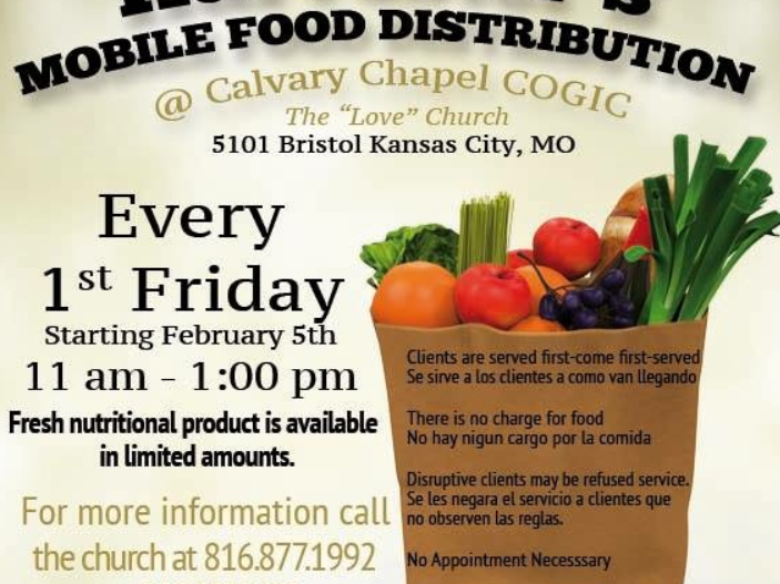 Harvester's Mobile Food Distribution at Calvary Chapel Church of God in Christ