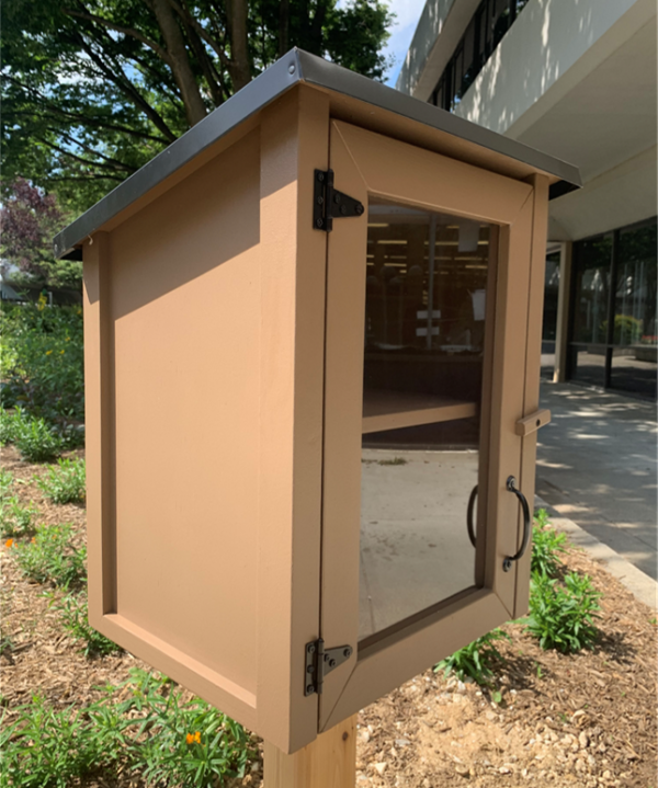 Long Reach Little Free Pantry at Long Reach Village Center plaza 