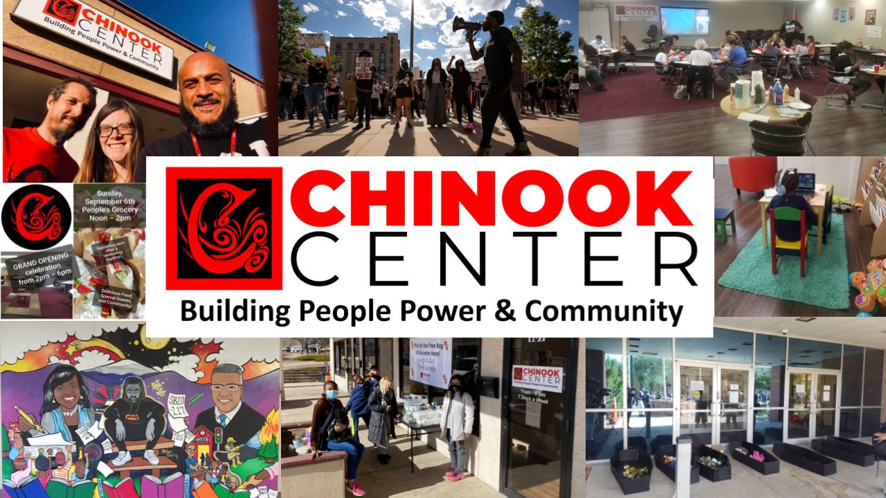 Chinook Center Free Grocery Distribution every Sunday